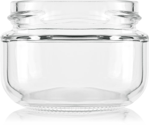 Jar 210ml TO53 glass white flint